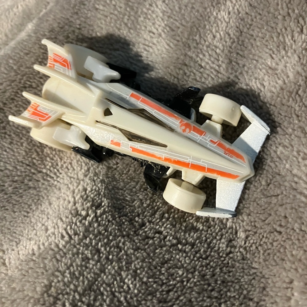Rare Hot Wheels Acceleracers RD-01 Star Wars White Made In Thailand Mattel